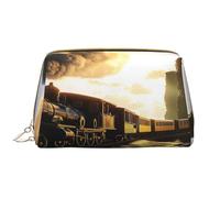 Borsa per il trucco Donne Toiletrie Showe Pennello Cura della Pelle Organizzatore di Viaggio Borsa Me Grande Borsa Trucco Accessori Bagsmart ToteSteam treno, bianco, Taglia unica