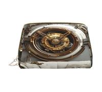 Borsa per il trucco Donne Toiletrie Showe Pennello Cura della Pelle Organizzatore di Viaggio Borsa Me Grande Borsa Trucco Accessori Bagsmart Tote Steampunk stile 3D rendering, bianco, Taglia unica