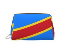 Borsa per il trucco Donne Toiletrie Showe Pennello Cura della Pelle Organizzatore di Viaggio Borsa Me Grande Borsa Trucco Accessori Bagsmart Tote Bandiera del Congo, bianco, Taglia unica