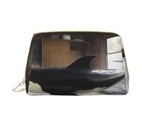 Borsa per il trucco Donne Toiletrie Showe Pennello Cura della Pelle Organizzatore di Viaggio Borsa Me Grande Borsa Trucco Accessori Bagsmart Tote L'orca assassina nella stanza, bianco, Taglia unica