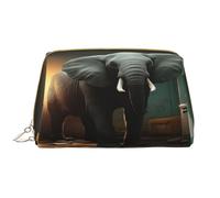 Borsa per il trucco Donne Toiletrie Showe Pennello Cura della Pelle Organizzatore di Viaggio Borsa Me Grande Borsa Trucco Accessori Bagsmart Totethe elefante nella stanza, bianco, Taglia unica
