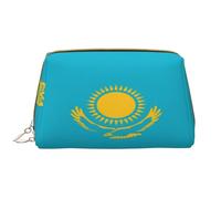 Borsa per il trucco Donne Toiletrie Showe Pennello Cura della Pelle Organizzatore di Viaggio Borsa Me Grande Borsa Trucco Accessori Bagsmart ToteFlag of Kazakistan, bianco, Taglia unica