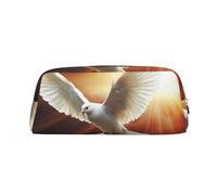 Borsa per il trucco Dove Sun Art per uomo e donna, beauty case da viaggio, pochette estetica, astuccio grande per matite