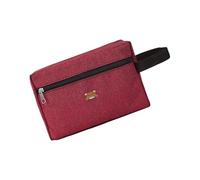 Borsa per il trucco ergonomica con motivo orso, organizzata con tasche multiple, custodia per viaggi e trasporto quotidiano Borsa cosmetica con design carino a forma di orso, A, Bellezza di massa