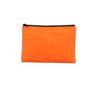 Borsa per il trucco fai da te con cerniera multiplo colorata sacchetto di tela cancelleria multiuso mini squisito astuccio portatile giallo, Arancione, as description, come descrizione