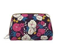 Borsa per il trucco grande da viaggio, organizer per cosmetici, in pelle, portatile, impermeabile, con cerniera, per donne e ragazze adolescenti, Plant The Jungle