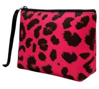 Borsa per il trucco in neoprene stampato alla moda, design di nicchia, organizer per rossetto, borsa da toilette portatile da viaggio