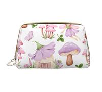 Borsa per il trucco in pelle, a forma di casa delle fate, trousse da viaggio per donne, borsa per il trucco, organizer per trucchi di grande capacità, graziosa custodia per trucchi