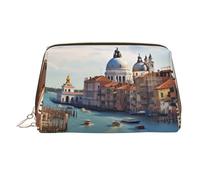 Borsa per il trucco in pelle con coniglietto carino, borsa da viaggio di grande capacità, borsa per articoli da toeletta a doppio scopo e borsa per, Canal Grande in Italia, Taglia unica, Zaino per la