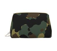 Borsa per il trucco in pelle da donna per borsa alla moda sacchetto cosmetico durevole portatile da viaggio borsa da toilette da donna ragazze carino borse per lavaggio/astratto globo del mondo,