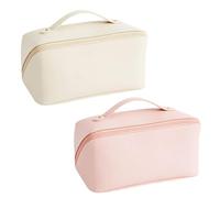 Borsa Per Il Trucco In Pelle Pu, Semplice E Grande Capacità, Comoda Borsa Multifunzionale, Tessuto Impermeabile E Oggetti Di Scena Dell'Organizzazione.