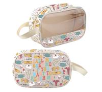 Borsa per il trucco infermiera Regali per infermiere Call Me Beep Me If You Want to Reach Me Nurses Week Regali per le donne Rn Borsa da toilette con cerniera