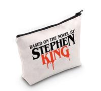 Borsa per il trucco ispirata al romanzo di Stephen K, per amanti dei film horror, idea regalo per amanti dei libri, Basato sul romanzo