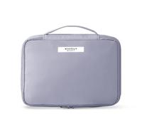 Borsa Per Il Trucco Ladies Portable High Appearance Index Cosmetic Bag Large-capacity Travel Washing Bag Three-dimensional Makeup Storage Bag Borsa Cosmetica(Gray large)