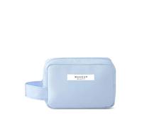 Borsa Per Il Trucco Ladies Portable High Appearance Index Cosmetic Bag Large-capacity Travel Washing Bag Three-dimensional Makeup Storage Bag Borsa Cosmetica(Blue small)
