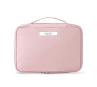 Borsa Per Il Trucco Ladies Portable High Appearance Index Cosmetic Bag Large-capacity Travel Washing Bag Three-dimensional Makeup Storage Bag Borsa Cosmetica(Pink large)