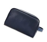 Borsa per il trucco Lettere personalizzate Borse da viaggio in grado di gestire Multi -Function Grande Capacità Borsa per il trucco Borsa per riporre cosmetici per uomini e donne, Blu scuro,