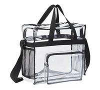 Borsa Per Il Trucco Men's Women's Cosmetic Bag Transparent Waterproof Large-Capacity Lipstick Toiletries Skin Care Products Organizer Makeup Bag Borsa Cosmetica(Black small)