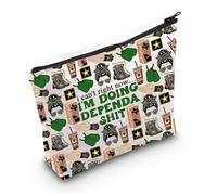 Borsa per il trucco militare del coniuge dei regali militari della borsa della chiusura lampo dipendente militare della moglie regali, Non posso adesso Regno Unito