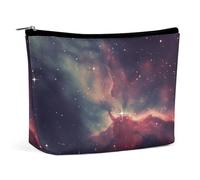 Borsa per il trucco Organizer per il trucco Borsa cosmetica pieghevole Campo stellare nello spazio profondo Borsa per il trucco da viaggio stampata per le donne
