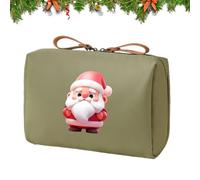 Borsa per il Trucco | Organizzatore Babbo Natale - Borsa da Toeletta Impermeabile Natalizia - Per Donne Ragazze Viaggio Vacanza Rossetto Cosmetici Specchi