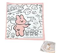 Borsa per il trucco, panno protettivo per lenti adesive, custodia pieghevole per cosmetici, custodia protettiva multiuso per computer portatile, per viaggi all'aperto, D, Refer to description, Unisex