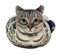 Borsa Per Il Trucco Per Gatti Con Coulisse - Cat A Forma Di Gatto Culletto, Borsa Cosmetica Da Viaggio Portatile | Organizzatore Simpatico E Divertente Per La Custodia Per Gatti Amanti Delle Donne Ado