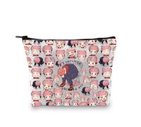 Borsa per il trucco per gli amanti degli anime, in PVC, con personaggio dei cartoni animati I Survived The Shibuya Arc Anime Cosplay Regalo per donne e ragazze, Arco