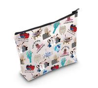 Borsa per il trucco per gli amanti dei personaggi della serie televisiva, gioco scherzi in auto, con borsa per cosmetici, regalo per la famiglia della Carolina del Sud, Smut Busters