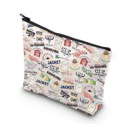 Borsa per il trucco per insegnante di agricoltura, regalo per insegnanti di agricoltura, regalo per insegnanti di agricoltura, borsa con cerniera, Agricoltura Regno Unito
