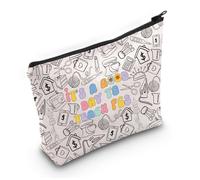 Borsa per il trucco per insegnanti di scienze per famiglie e consumatori FCS Regali per insegnanti It's a Good Day to Teach FCS Zipper Bag, È un buon giorno nel Regno Unito