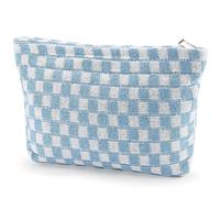 Borsa per il trucco per le donne Borsa cosmetica di grande capacità Sacchetto di trucco da viaggio per borsa con cerniera Borsa da toilette Organizer Carino Y2K Estetica Trendy Adulti Trucco Pennelli