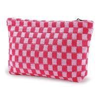 Borsa per il trucco per le donne Borsa cosmetica di grande capacità Sacchetto di trucco da viaggio per borsa con cerniera Borsa da toilette Organizer Carino Y2K Estetica Trendy Adulti Trucco Pennelli