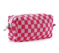 Borsa per il trucco per le donne Borsa cosmetica di grande capacità Sacchetto di trucco da viaggio per borsa con cerniera Borsa da toilette Organizer Carino Y2K Estetica Trendy Adulti Trucco Pennelli