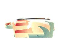 Borsa per il trucco per le donne,Borsa per cosmetici piccola,Borse per il trucco da viaggio,faro dei cartoni animati Borsa da stampa