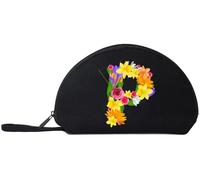 Borsa per il trucco personalizzata da donna, dalla A alla Z, regalo di compleanno per la migliore amica, regalo di amicizia unico, regalo di ringraziamento per donne, sorella, mamma, sposa, damigella