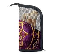 Borsa per il trucco piccola,borsa da viaggio per il trucco,amore mandala viola cosmico,borsa per l'organizzatore del trucco