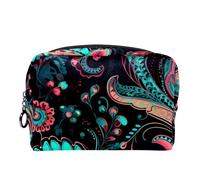 Borsa per il trucco piccola,borsa da viaggio per il trucco,colore stile etnico tradizionale,borsa per l'organizzatore del trucco