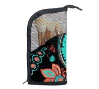 Borsa per il trucco piccola,borsa da viaggio per il trucco,colore stile etnico tradizionale,borsa per l'organizzatore del trucco