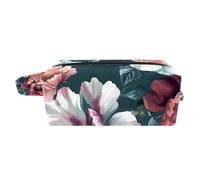 Borsa per il trucco piccola,borsa da viaggio per il trucco,Fiore di peonia vintage,borsa per l'organizzatore del trucco