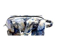 Borsa per il trucco piccola,borsa da viaggio per il trucco,L'elefante ama la mamma,borsa per l'organizzatore del trucco