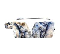 Borsa per il trucco piccola,borsa da viaggio per il trucco,L'elefante ama la mamma,borsa per l'organizzatore del trucco