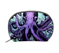 Borsa per il trucco piccola,borsa da viaggio per il trucco,pesce diavolo dell'oceano,borsa per l'organizzatore del trucco