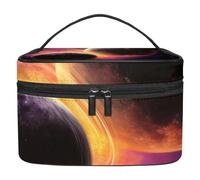 Borsa per il trucco piccola,borsa da viaggio per il trucco,Pianeta delle stelle della galassia dell'universo,borsa per l'organizzatore del trucco