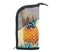 Borsa per il trucco piccola,borsa da viaggio per il trucco,Pianta da frutto Ananas,borsa per l'organizzatore del trucco