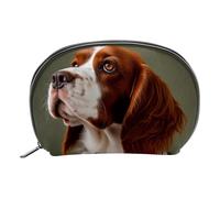 Borsa per il trucco piccola,borsa da viaggio per il trucco,Simpatico cane cavalier king charles spaniel,borsa per l'organizzatore del trucco