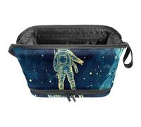 Borsa per il trucco piccola,borsa da viaggio per il trucco,tema dello spazio dell'universo fantasy,borsa per l'organizzatore del trucco
