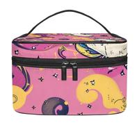 Borsa per il trucco piccola,borsa da viaggio per il trucco,Unicorni Nuvole Arcobaleno amore,borsa per l'organizzatore del trucco