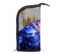 Borsa per il trucco piccola,borsa da viaggio per il trucco,vortice dello spazio della natura cosmica,borsa per l'organizzatore del trucco