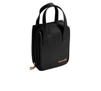 Borsa Per Il Trucco Portable Girl Makeup Bag Women Handbag Pouch Toiletry Bag Make Up Organizer Case Waterproof Wash Kit Travel Cosmetic Bag Borsa Cosmetica(A-Black)